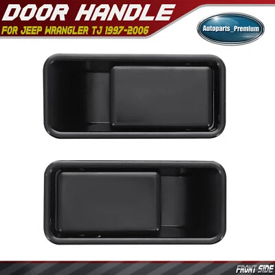 Manija de puerta exterior delantera izquierda y derecha para Jeep Wrangler TJ 97-06 con media puerta Foto 1 de 4