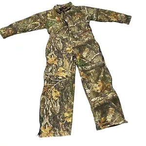 Gamehide Realtree Youth Sz Medium Insulated Heavy Cotton Camo Hunting Coverall - Picture 1 of 11