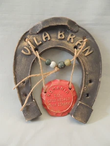 Collectible decorative horseshoe Vila Bran Romania - Picture 1 of 9