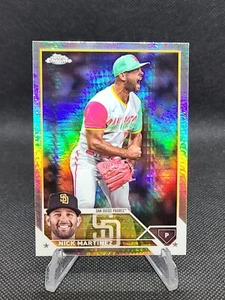 2023 Topps Chrome Baseball Nick Martinez Prism Refractor - San Diego Padres - Picture 1 of 2