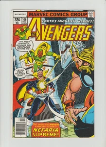 Avengers #166 Marvel Comics 1977 en muy buen estado NEFARIA Vision THOR Iron Man - Imagen 1 de 2