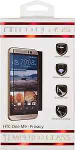 ZNitro Tempered Glass Screen Protector for HTC One M9 - Privacy - Picture 1 of 5