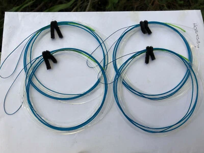 NUEVO 4 líderes de cuerda Shimano Hollow Ace y 130 lb Berkley Mono 6 m Foto 1 de 4