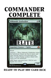 Ishkanah, Grafwidow ELITE Spider Tribal Tokens Delirium Magic MTG Commander Deck - Picture 1 of 10
