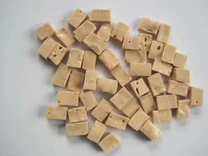 100 Grams Glass Tesserae Mosaic Tiles - minimum 50 pieces - FLESH PINK* - Picture 1 of 1