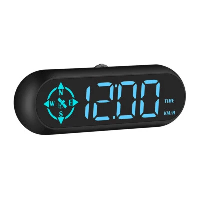 Head Up Display Car HUD GPS Digital Speedometer MPH/KMH Overspeed Tired Alarm - Image 1 of 4