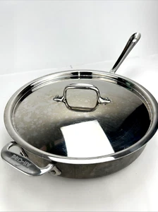 All Clad 3 Quart 11" Bratpfanne MC2 Master Chef Edelstahl Bratpfanne mit Deckel - Bild 1 von 7