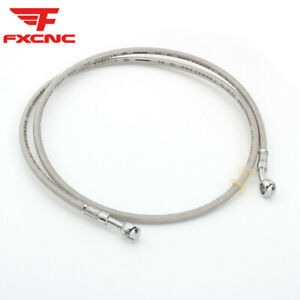 39cm-200cm Brake Hose Oil Line Pipe Hydraulic Reinforced Stainless Steel Braided