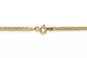 14K Gold Semi-Solid Anchor Chain - 2.40mm - Picture 1 of 5