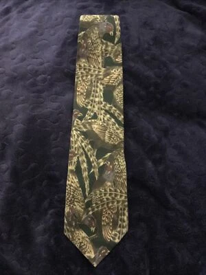 LL Bean, Freeport, Maine, Pheasant Tie, Hunting, 100% Cotton - Image 1 of 4