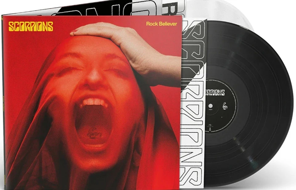 SCORPIONS Rock Believer 2 LP Vinyles Noir / Blanc US Ed Limitee NEUF USA - Photo 1/1