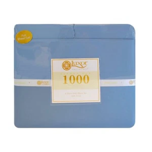 Home City Bettwäsche Set Blau Queen Size Bettwäsche Premium Kissenbezüge Duvet Neu  - Bild 1 von 8