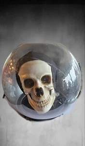 Vintage Gemmy Halloween sprechender Totenkopf Skelett Geist Ball, funktioniert nicht nur 4 Teile - Bild 1 von 5