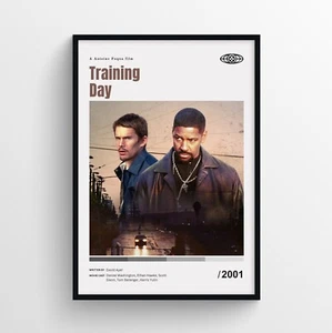 Impresión de póster de película del día de entrenamiento, arte de pared - sin marco - Imagen 1 de 3