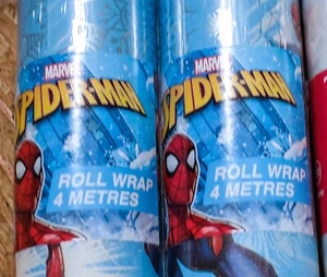 Marvel Christmas wrapping paper, Spider-Man - Picture 1 of 4