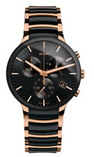 New Rado Centrix Chronograph High Tech Ceramic Black Dial Men's Watch R30187172