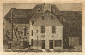 Remains of the Bishop of Winchester's Palace, Clink Street, Southwark 1791 - Picture 1 of 1