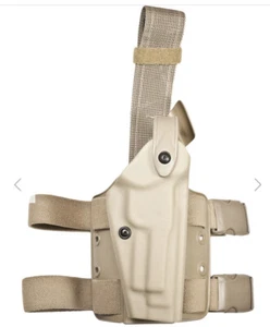 SAFARILAND 6004 SLS TACTICAL TAN LEG HOLSTER BERETTA 92 96 M9 MINT IN WRAPPER! - Picture 1 of 3