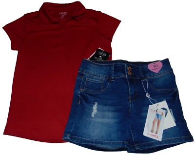 ~¡NUEVO CON ETIQUETAS Niñas CHAPS & YMI Conjunto! Talla M 8-10 Super Lindo FS:)~ Foto 1 de 2