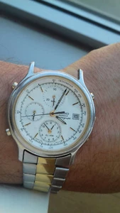 Seiko 7T32-6A50 CHRONOGRAPH ALARM PREMIUM VINTAGE WATCH MONTRE OROLOGIO JAPAN - Imagen 1 de 12