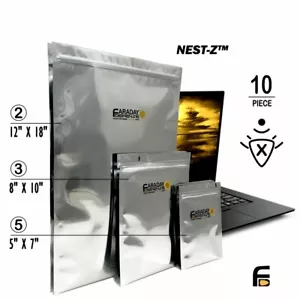 Faraday Käfig EMP Taschen, 7,0 mil strapazierfähig, 10-teiliges Kit GROSSSET X-LARGE.. GETESTET! - Bild 1 von 9