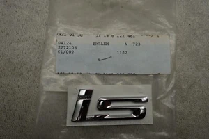 Genuine BMW Chrome is Badge Emblem E36 Adhesive Back 51148122481 - Picture 1 of 1
