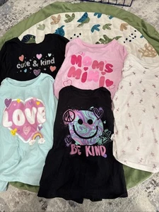 Lot Of 5 Girls Long Sleeve Shirts Size 5T- Great Condition Place & Old Navy - Picture 1 of 6