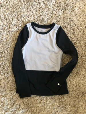 Girls Nike Black & Gray Long Sleeve Top - Size XS - Image 1 of 3