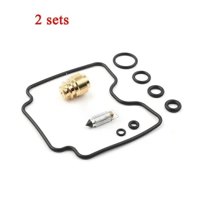 2 set Carb Carburetor Rebuild Kit Fit Yamaha XVS1100 V-Star 1999-2006 Lower Bowl — 第 1/4 张图片