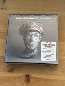 Simple Minds Celebrate Greatest Hits 3CD Boxset W/ Poster! New & Sealed! - Picture 1 of 2