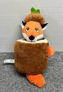 KONG Fox In Log Squeaky Dog Interactive 10" Plush Toy - Picture 1 of 4