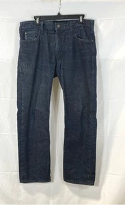 Armani Men Blue Denim Straight Jeans Size 36 - Picture 1 of 6