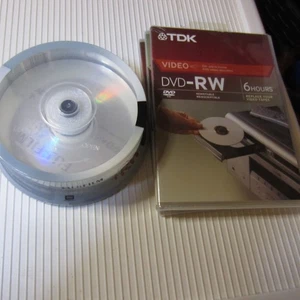 FujiFilm DVD-RW 15 PK Spindle 120 min Blank DVD-RW 4.7 GB 1x to 4x New Sealed - Picture 1 of 3