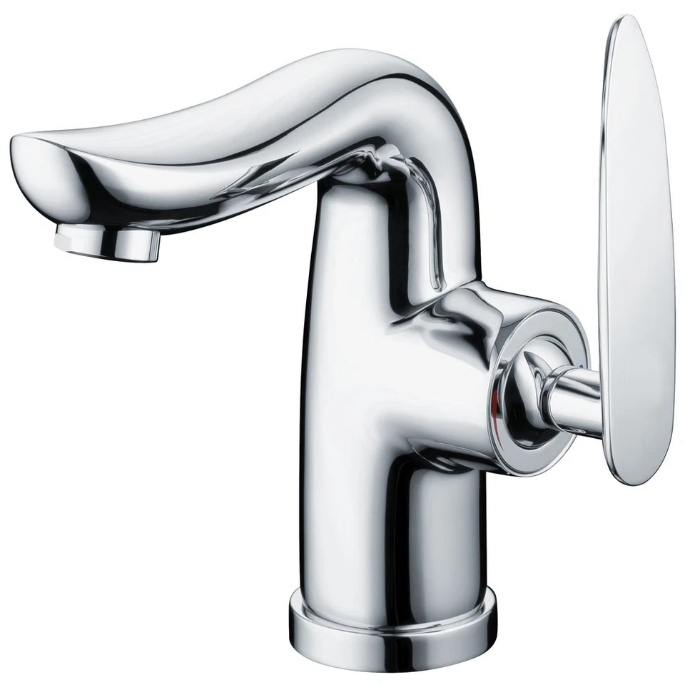 Miscelatore Monocomando Lavabo Serie ENNO Design Bagno Rubinetto Cromo Sanlingo - Immagine 1 di 1