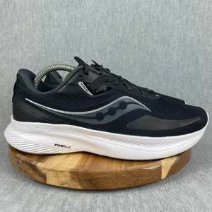 Scarpe Saucony Guide 15 uomo misura 8,5 larghe nere sneakers corsa atletica - Foto 1 di 9