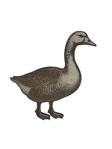 Laser Cut Wood Goose Magnet – 3.25" Wide – Farmhouse Fridge Decor – Paintable - Picture 1 of 3
