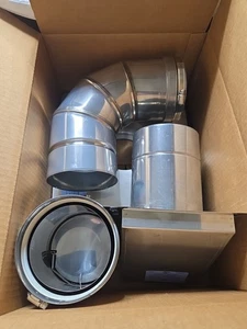 Z-Flex Z-Vent K.5" STD Seitenwand Term. W/Cond. Fallensatz 9008491005 100112777 NEU - Bild 1 von 3