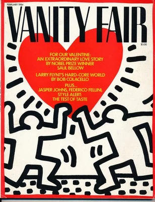 KEITH HARING Vanity Fair Magazine Feb 1984 Vol. 47 No. 2 - Image 1 of 4