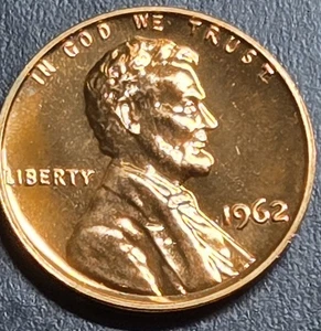 1962 Lincoln cent Doubled Die Obverse Gem Proof DDO-025 - Picture 1 of 11