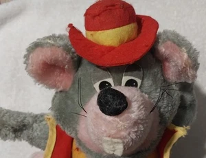 Vintage 80er Chuck E Cheese Pizza Time Theatre 13 Zoll Plüschtier Stofftier Spielzeug siehe Bilder - Bild 1 von 6