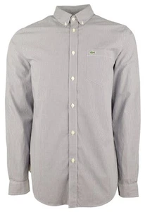 Camisa de manga larga Lacoste para hombre de ajuste regular micro guinga - Imagen 1 de 4