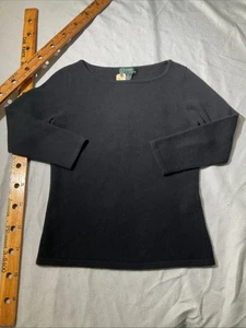 Suéter De Colección Lauren Ralph Lauren Para Mujer Pequeño Negro Lana Merino Angora Cachemira - Imagen 1 de 10