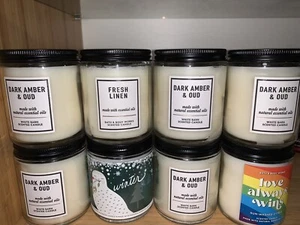 BATH AND BODY WORKS  7 oz. SINGLE WICK CANDLE~ YOU CHOOSE~  NEW~  Free Shipping - Picture 1 of 5