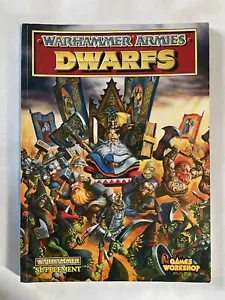 Warhammer 4th Edition Dwarfs Army Book Rule Old World Games Workshop GW WFB - Picture 1 of 2