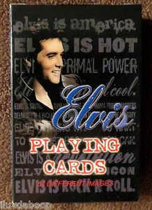 ELVIS PLAYING CARDS SEALED 54 Different Elvis Pictures - Picture 1 of 1