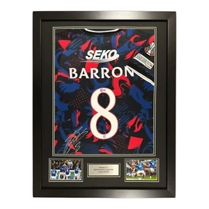 Maglia firmata Connor Barron INCORNICIATA COA ESATTA VIDEO PROOF AFTAL JERSEY RANGERS - Foto 1 di 5
