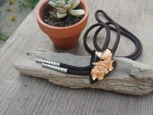 Vintage Acrylic Arrowhead Bolo Tie // Western Necklace - Picture 1 of 8