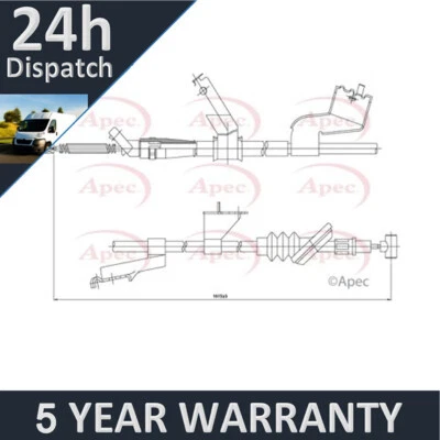 Fits Suzuki Swift 1.2 DDiS 1.3 1.5 Purevue Rear Right Hand Brake Cable — 第 1/2 张图片