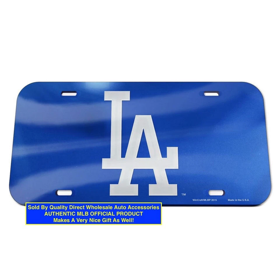 LA DODGERS BASEBALL  ✅ AUTHENTIC MLB License Plate Frame 🚚💨🆓 BEST GIFT 🎁 - Image 1 of 1