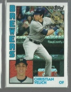 2019 Topps Update '84 Silver Pack Chrome #T84U21 Christian Yelich (ref 72150) - Picture 1 of 1